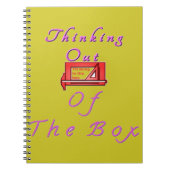 Denken buiten de doos Ontwerp Notitieboek (Voorkant)