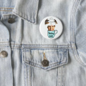 denken doet pijn ronde button 5,7 cm (In situ)