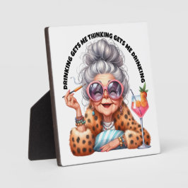 Denken en Drink Fotoplaat