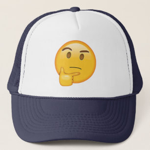 Denken Gezicht - Emoji Trucker Pet