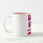 Denken jullie er ooit aan om dood te gaan? Mok (Links)