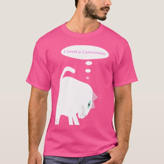 Denken Katte T-shirt (Voorkant)