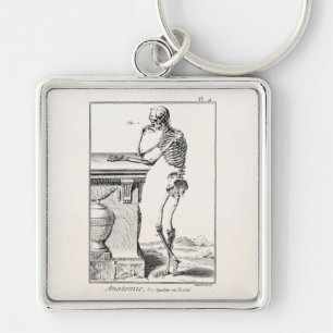  denken menselijk skelet Medische anatomie Sleutelhanger