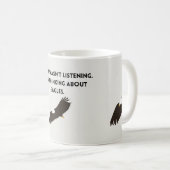 Denken over adelaars koffiemok (Voorkant rechts)