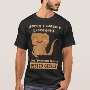 Denken over kuifgekko's Reptielhagedissen T-shirt