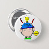 DENKEN OVER PET BUTTON (Voorkant /achterkant)