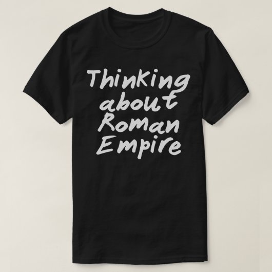 Denken over Romeinse Rijk T-shirt (Design voorkant)