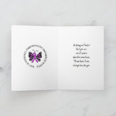 Denken over uw fibromyalgie vlinder kaart (Binnen)