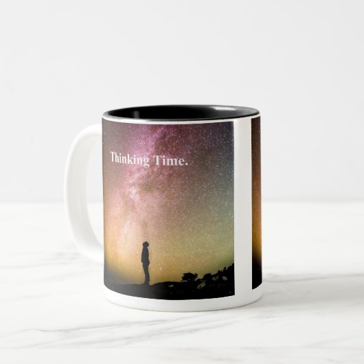 Denken tijd Mok (Voorkant links)