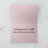 *~* Denken van de Bergen van de paarse Lavendel Kaart (Binnen)