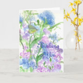 Denken van de Bloem van de Mot van het Dagboek van Kaart (Gele Bloem)