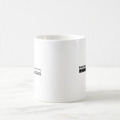 Denken ... Wees een Mok met koffie voor patiënten (Center)