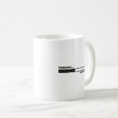 Denken ... Wees Geduldig Koffiemok (Voorkant rechts)