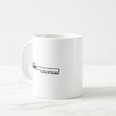 Denken ... Wees Geduldig Koffiemok (Voorkant links)