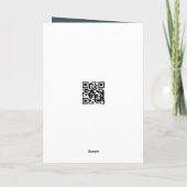 Denkend aan je terriër die rond een deur gluurt kaart (Achterkant)