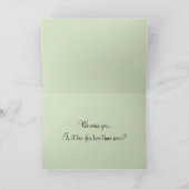 Denkend aan Jou Groene Bekers Mint Foto Sjabloon (Binnen)