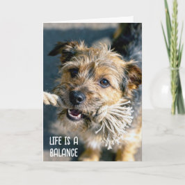 Denkend aan Jou Hond Trekspel Kaart