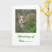 Denkend aan jou... kaart (Gele Bloem)