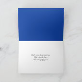 Denkend aan Jou Neon Blauwe Nachtkastje Klok Kaart (Binnen)
