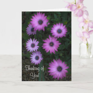 Denkend aan Jou - Roze Bloemkaart Ecc 3:11 Kaart
