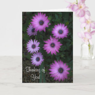 Denkend aan Jou - Roze Bloemkaart Ecc 3:11 Kaart