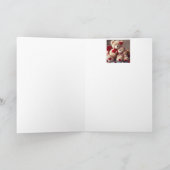 Denkend aan Jou Schattig Knuffelen Teddy Liefde Ha Kaart (Binnen)