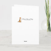 Denkend Aan Jou Sheltie Kaart (Achterkant)