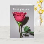 Denkend aan... kaart (Gele Bloem)