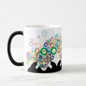 Denkend Man: Grappig Meme Karakter Magische Mok (Links)