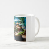☕ "Denkend... Oplossend!" ☕ "Thee of Koffie, Koffiemok (Voorkant rechts)