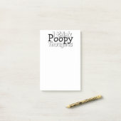 Denkende Poep Gedachten Post-it® Notes (Op bureau)