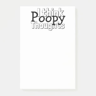 Denkende Poep Gedachten Post-it® Notes