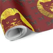 denkende tijgers cadeaupapier (Rol Hoek)