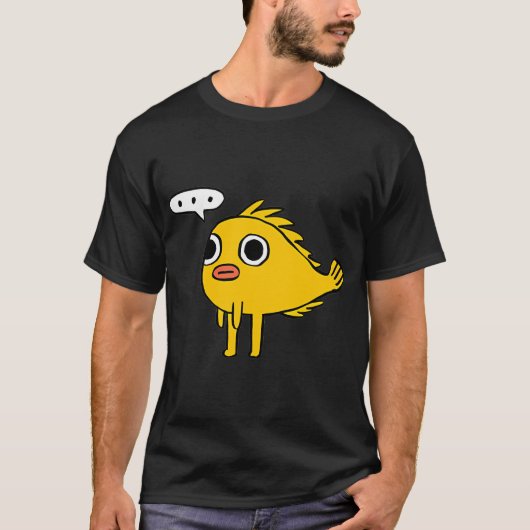 Denkende vis t-shirt (Voorkant)