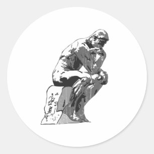 denker ronde sticker