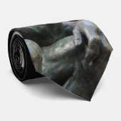 Denker Standbeeld Stropdas (Opgerold)