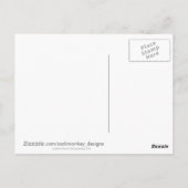 Denking Monkey Briefkaart (Achterkant)