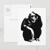 Denking Monkey Briefkaart (Voorkant / Achterkant)