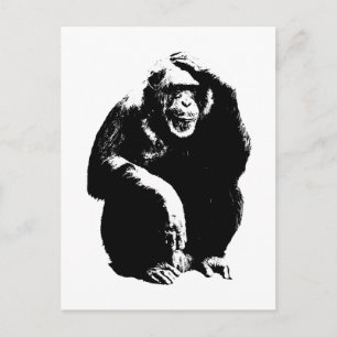 Denking Monkey Briefkaart