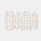 Denkkist met moederkruidenveer en met kraan gevlek bedankdoosjes (Uitgevouwen)