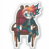 Denkstoel Sticker (Voorkant)