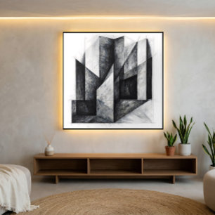 Denkstructuren Canvas Afdruk