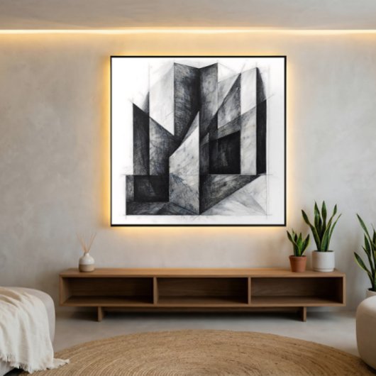 Denkstructuren Canvas Afdruk