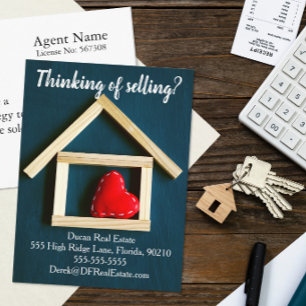 Denkt eraan om Houten Huis Ansichtkaart te verkope Briefkaart