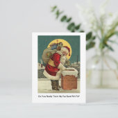 Denkt u werkelijk Mijn Vet Uiteinde zal passen? Feestdagenkaart (Staand voorkant)