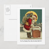 Denkt u werkelijk Mijn Vet Uiteinde zal passen? Feestdagenkaart (Voorkant / Achterkant)