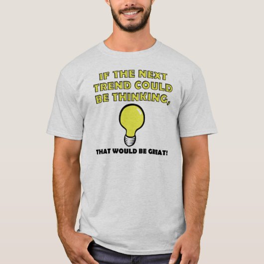 Denktrend Grappige T-Shirt Tees (Voorkant)