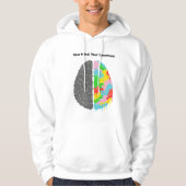 denkvermogen hoodie (Voorkant)
