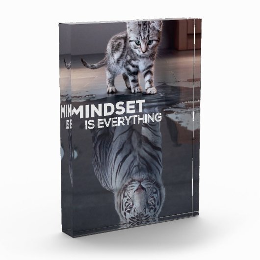 denkwijze is alles poster fotoblokken (Links)