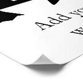 Denkyem | Symbool voor aanpassingsvermogen en slag Poster (Hoek)